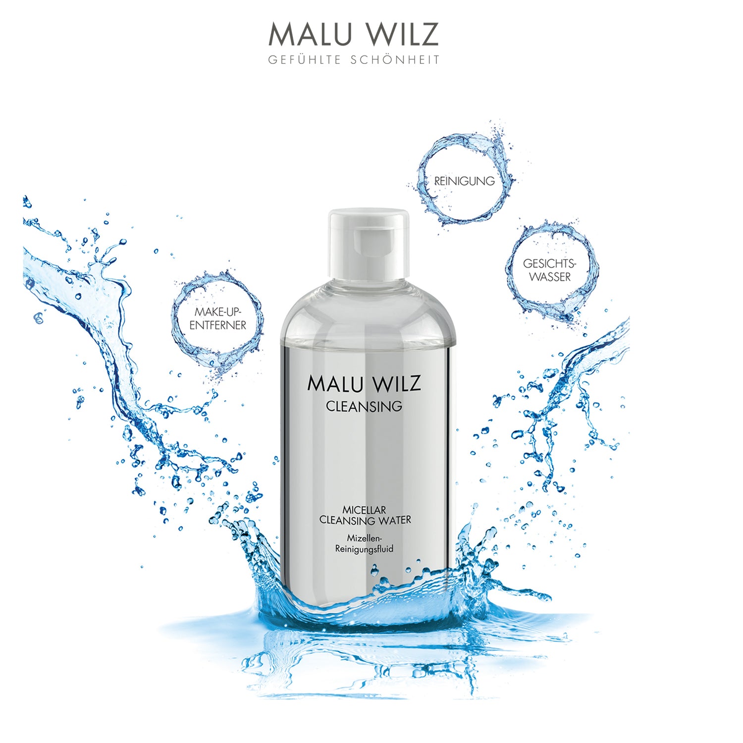 מים מיסלריים לניקוי פנים | מלו וילז Malu Wilz Micellar Cleansing Water