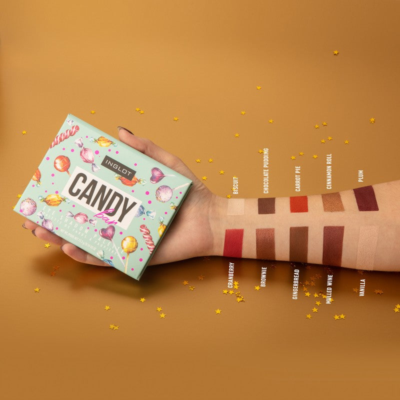 Inglot Candy Bar Eye Shadow Palette פלטה צלליות לאיפור מקצועי מבית אינגלוט