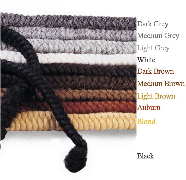 שיער קרפה לאיפור אפקטים, הפקות ותחפושות – Crepe Hair Mehron