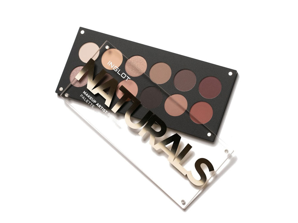 Inglot Makeup Artist Studio Naturals Palette פלטת איפור בגוונים טבעיים לאיפור מקצועי מבית אינגלוט