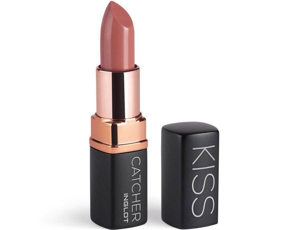 שפתון עשיר בלחות למראה שפתיים יפות ומטופחות INGLOT KISS CATCHER  LIPSTICK