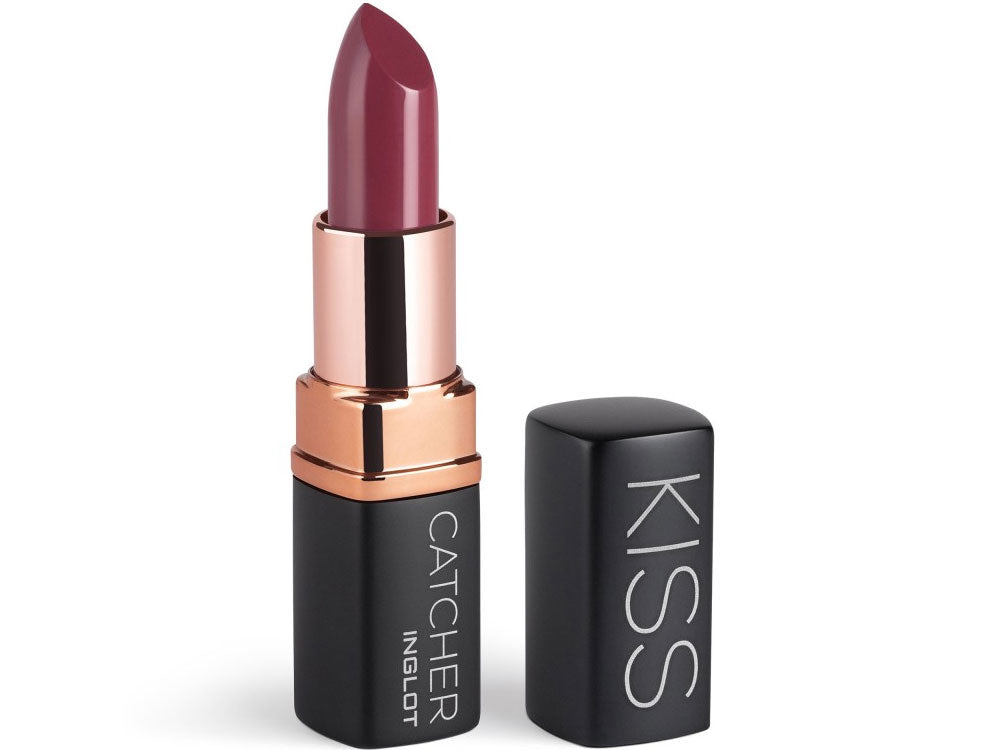 שפתון עשיר בלחות למראה שפתיים יפות ומטופחות INGLOT KISS CATCHER  LIPSTICK