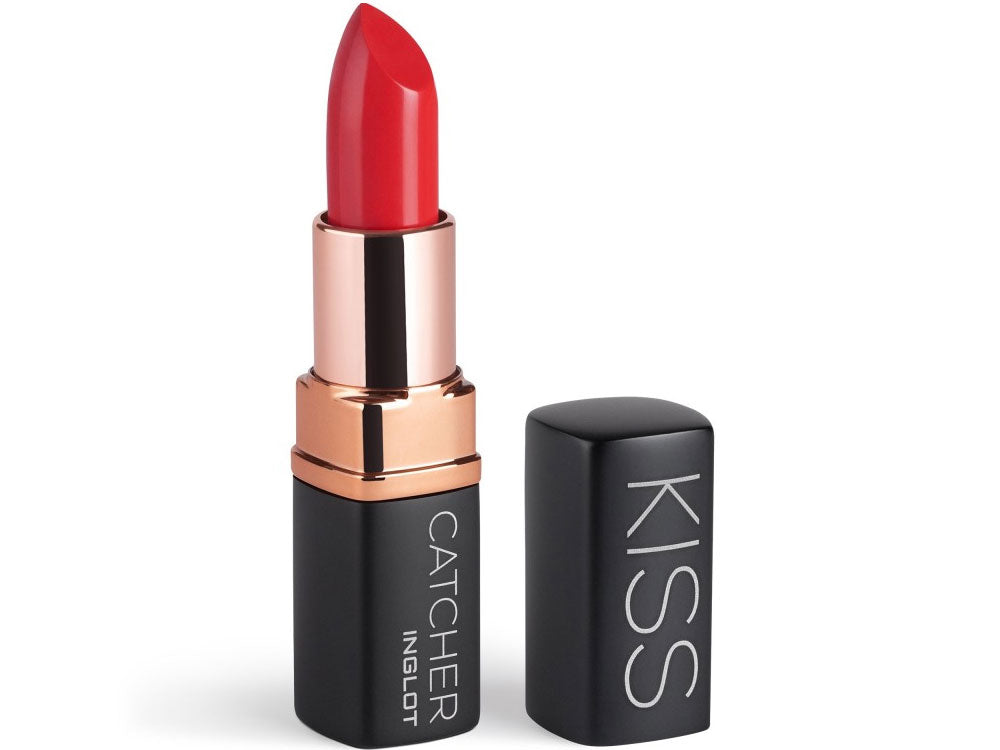 שפתון עשיר בלחות למראה שפתיים יפות ומטופחות INGLOT KISS CATCHER  LIPSTICK