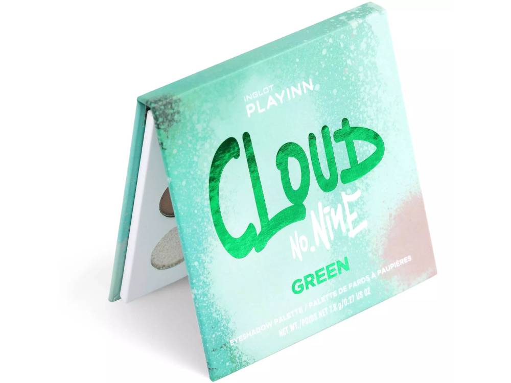 INGLOT Playinn Cloud Green פלטת 9 צלליות בגימורים שונים