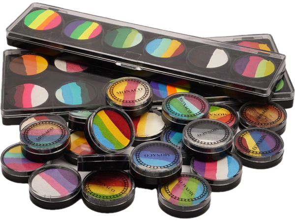 צבע מים לאיפור ציורי פנים וגוף 10 גר׳ מבית מונקו