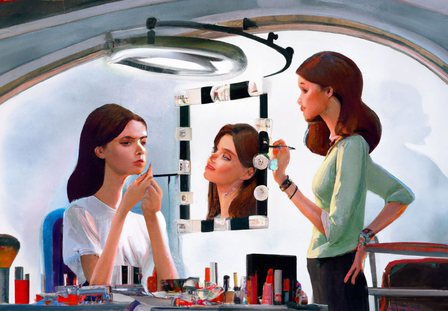 שיעור איפור פרטי עם מדריכה מקצועית