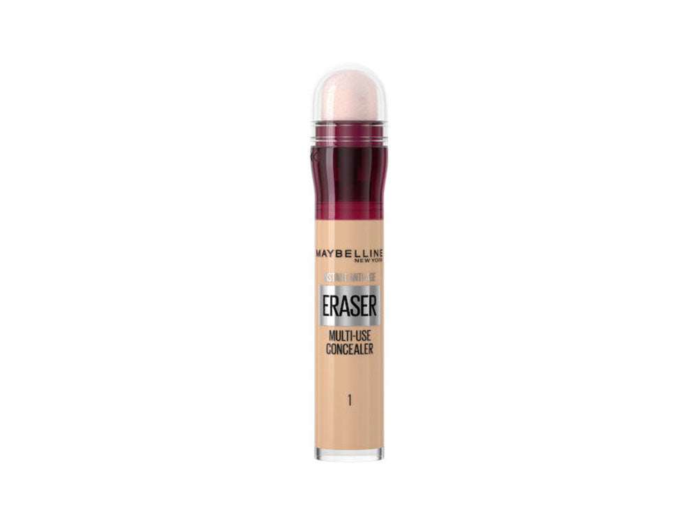 MAYBELLINE ERASER Instant Anti Age Concealer קונסילר מסתיר פגמים לאיפור מקצועי מבית המותג מייבלין