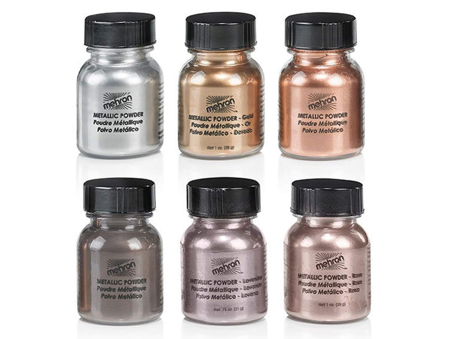 אבקה מטאלית מקצועית לאיפור הפקות של מירון