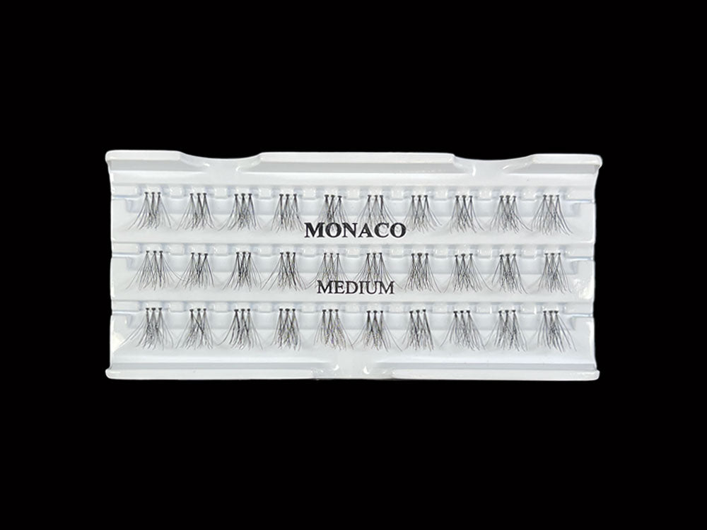 3890-S M ריסים מלאכותיים טריו לאיפור מקצועי מבית מונקו