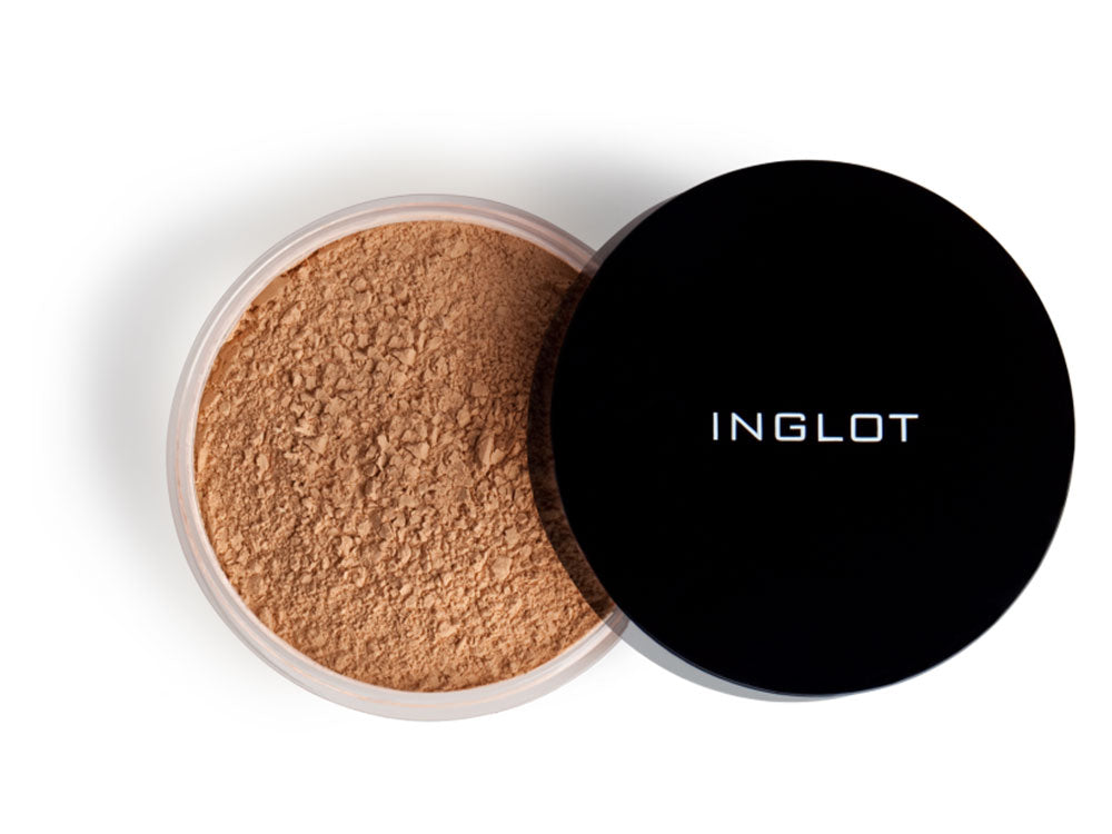 INGLOT HD Illuminizing Powder NF פודרה בתפזורת עם אבקת יהלומים לטשטוש פגמים לאיפור מקצועי מבית אינגלוט
