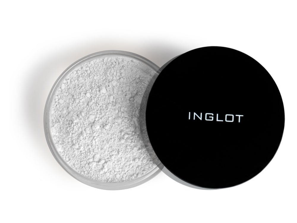 INGLOT HD Illuminizing Powder NF פודרה בתפזורת עם אבקת יהלומים לטשטוש פגמים לאיפור מקצועי מבית אינגלוט