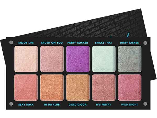 Freedom System Party Licious 2.0 Eyeshadow Palette 10 פלטה צלליות לאיפור מקצועי מבית אינגלוט