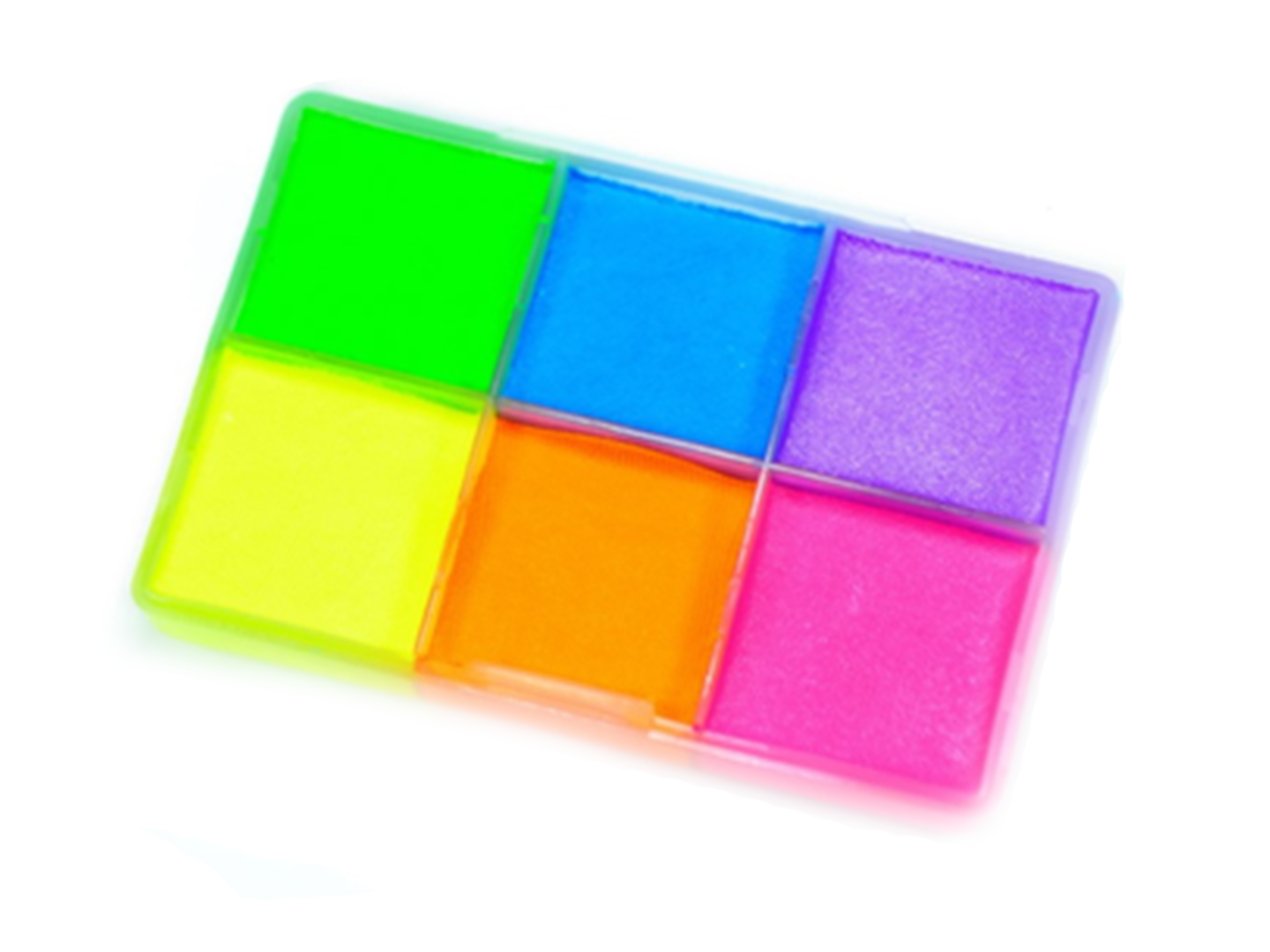 פלטה צבעי מים לאיפור פנים וגוף 90 ג – צבעי ניאון