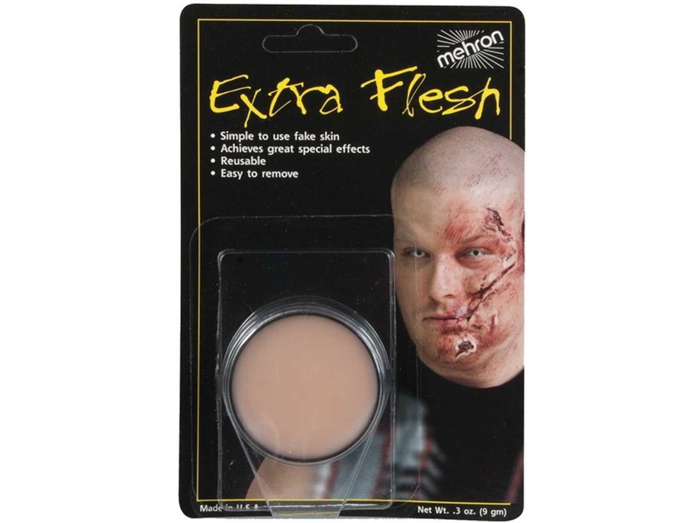 שעווה רכה לפיסול ואיפור אפקטים מיוחדים Extra Flesh של Mehron