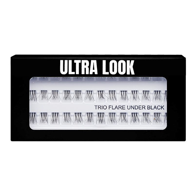 Ultra Look Under Trio Black ריסים אנדר טריו שחור לאיפור מקצועי | עדה לזורגן