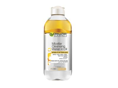מסיר איפור מים מיסלרים דו פאזי מבית גרנייה Garnier Micellar Water Oil Infused Facial Cleanser and Makeup Remover