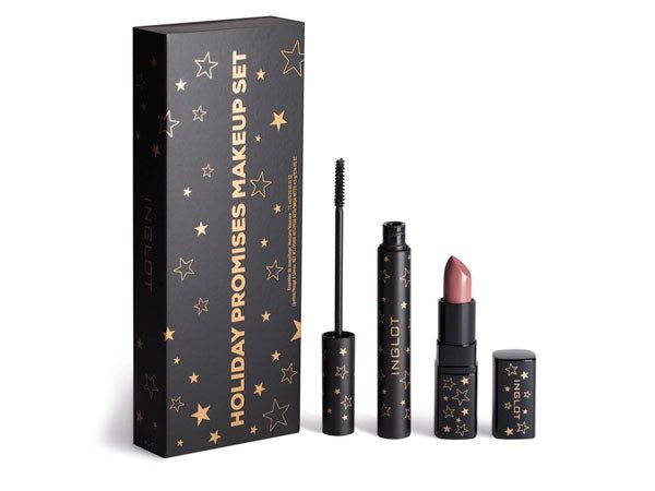 Inglot Holiday Promises Makeup Set מארז חגיגי במהדורת כוכבים מיוחדת לאיפור מקצועי מבית אינגלוט