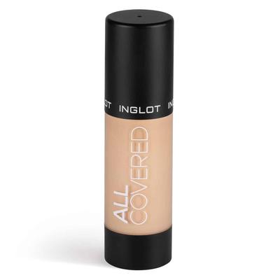 INGLOT ALL COVERED FACE FOUNDATION | מייק אפ עם גימור קורן וטבעי