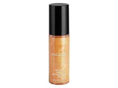 INGLOT FACE&BODY GLOW OIL שמן נוזלי למראה זוהר מבית אינגלוט
