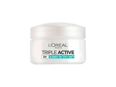 L'OREAL Triple Active Day Cream קרם פנים ליום לעור רגיל עד מעורב פעולה משולשת מבית לוריאל