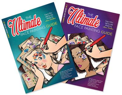 חוברת הדרכה לציורי פנים מהדורת פרחים א+ב