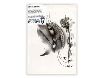 תעתוע קעקוע זמני גדול שחור לבן חתול צ׳שייר מאליס בארץ הפלאות