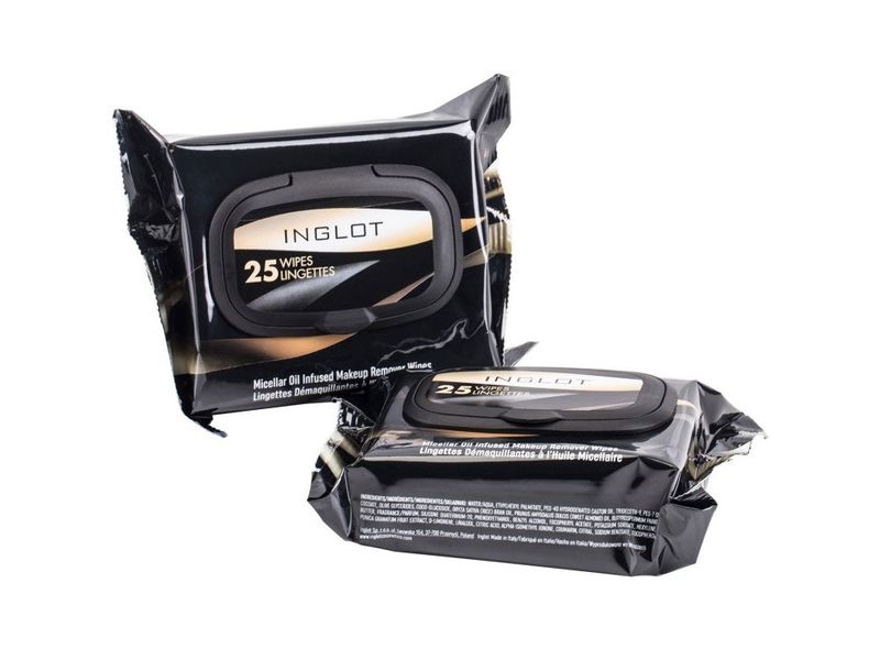 Inglot Micellar Makeup Remover Wipes מגבונים עם מים מיסלריים המנקים את העור ביסודיות מבית אינגלוט