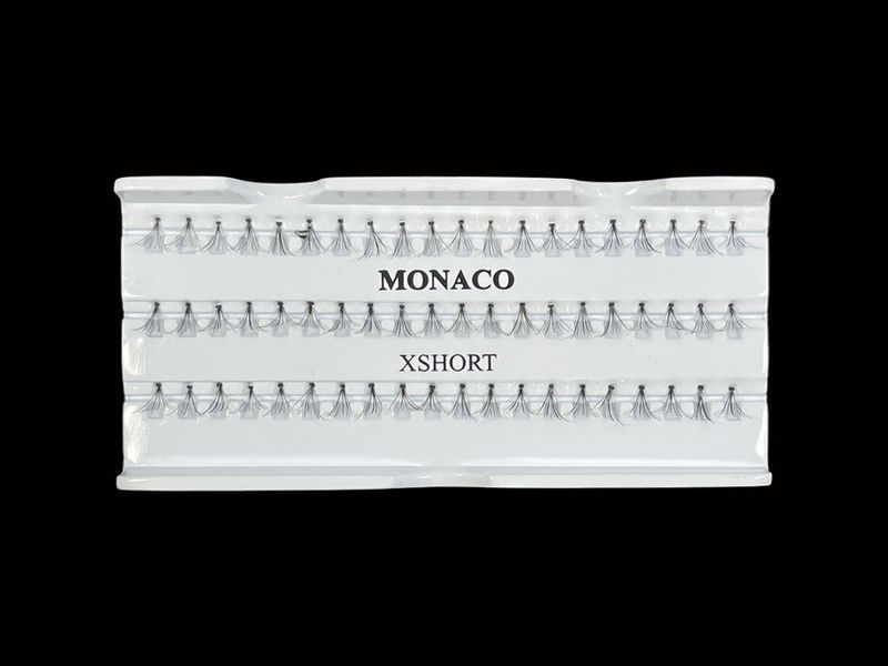 3510 XS ריסים מלאכותיים בודדים לאיפור מקצועי מבית מונקו